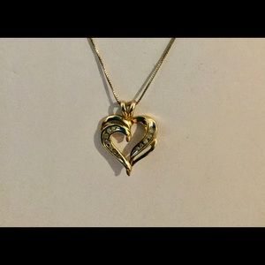 Diamond shaped heart